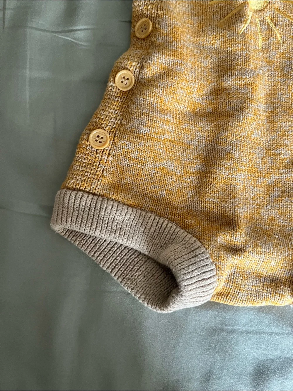 NWOT Wyld Bub Sunshine Romper 3-6m